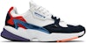 (Women) adidas Falcon Putih Kristal Biru Navy CG6246