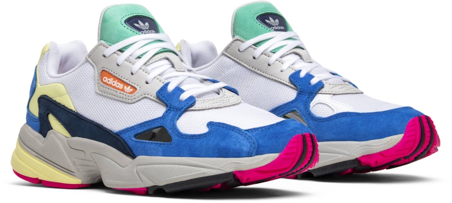 (Women) adidas Falcon White Blue BB9174 Cheap (Women) adidas Falcon White Blue BB9174