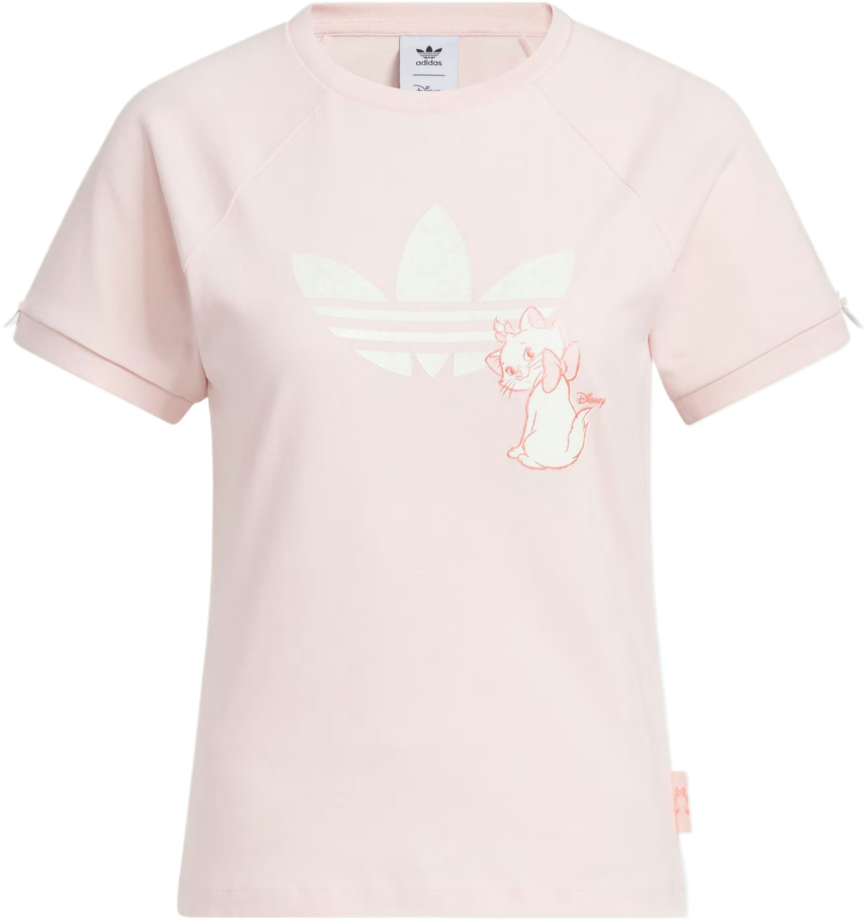 women-adidas-fashion-comfort-simple-short-sleeve-t-shirt-light-pink-kc-3097