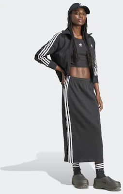 (W) adidas Firebird Knit Skirt - Hitam IY7279 Lookbook (W) adidas Firebird Knit Skirt - Hitam IY7279