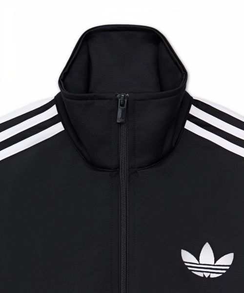 Lookbook (Women) adidas Firebird Loose Tracktop - Black/White KD7983