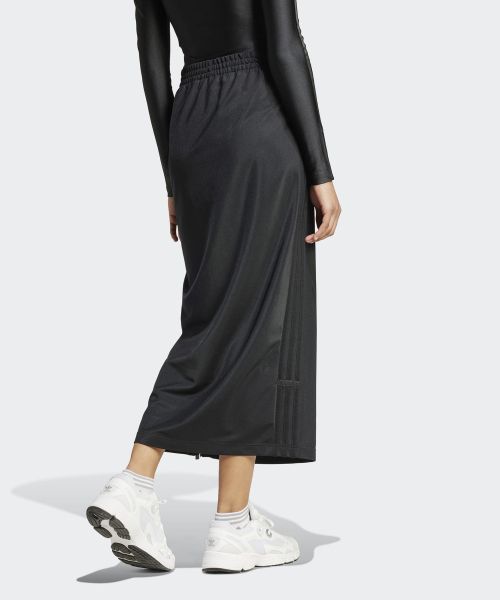 Order (W) adidas Firebird Zip-Up Maxi Skirt - Hitam IW5518