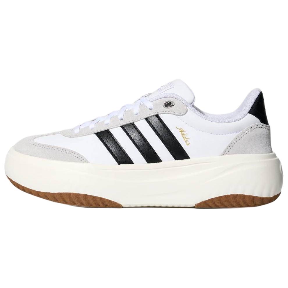 (Women) adidas Flare Platform White Black Training Shoes - Comfortable & Non-Slip KH6913
