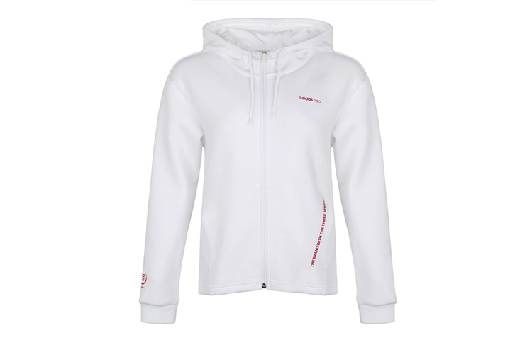 (Women) adidas Floral Print Hooded Windbreaker Jacket White DZ7597
