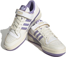 (W) adidas Forum 84 Low 'Off White Ungu' HQ4375 Lookbook (W) adidas Forum 84 Low 'Off White Ungu' HQ4375