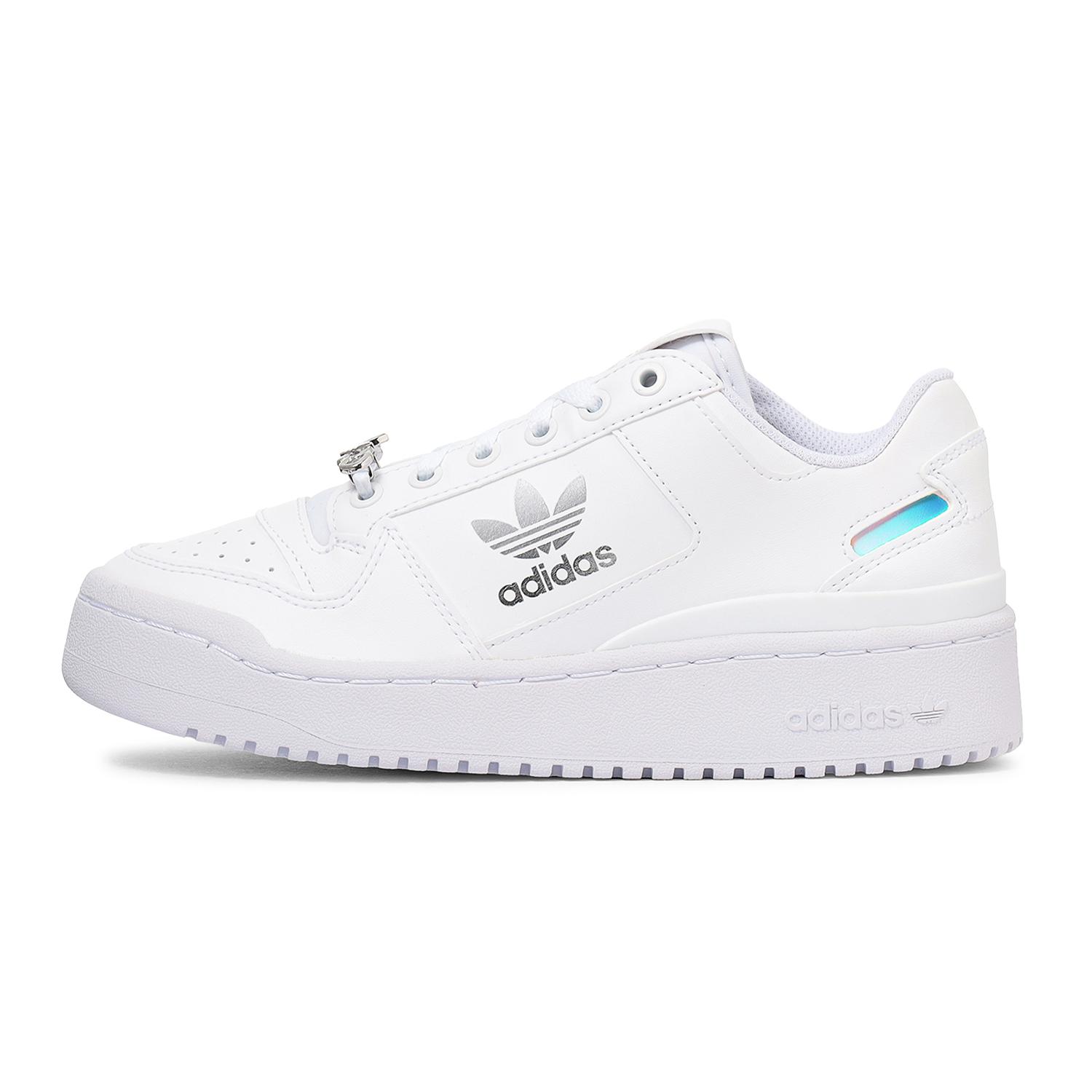 (W) Adidas Forum Bold J "Footwear White/Silver/Core Black"