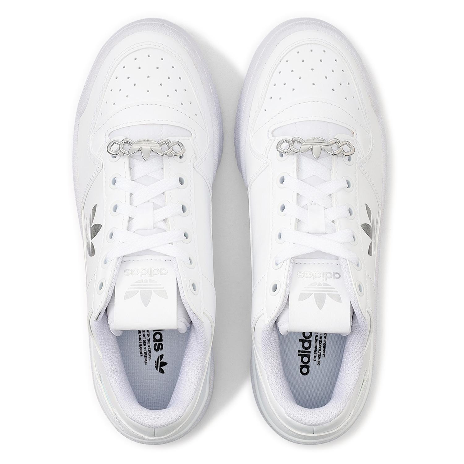 (W) Adidas Forum Bold J "Footwear White/Silver/Core Black" 圖 2