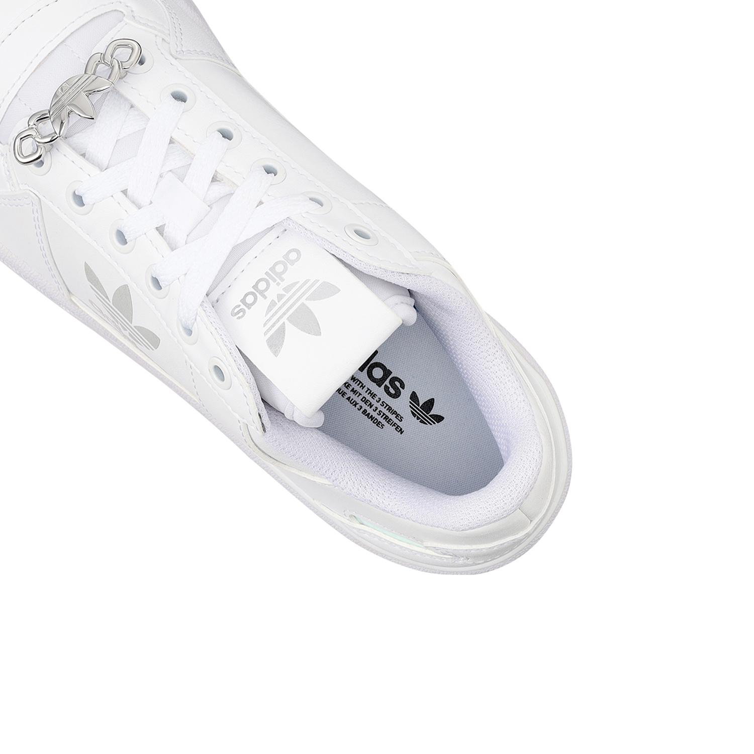 (W) Adidas Forum Bold J "Footwear White/Silver/Core Black" 圖 7