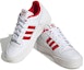 Lookbook (W) adidas Forum Bonega 'Allover Debossed Trefoils - Putih Scarlet' IG9678
