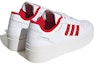 Shop (W) adidas Forum Bonega 'Allover Debossed Trefoils - Putih Scarlet' IG9678