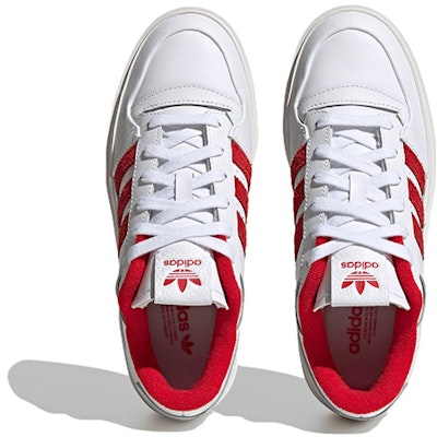 (W) adidas Forum Bonega 'Allover Debossed Trefoils - Putih Scarlet' IG9678 Purchase (W) adidas Forum Bonega 'Allover Debossed Trefoils - Putih Scarlet' IG9678