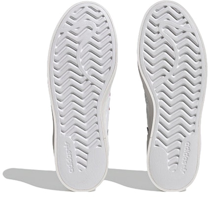 (W) adidas Forum Bonega 'Allover Debossed Trefoils - Putih Scarlet' IG9678 Details for (W) adidas Forum Bonega 'Allover Debossed Trefoils - Putih Scarlet' IG9678