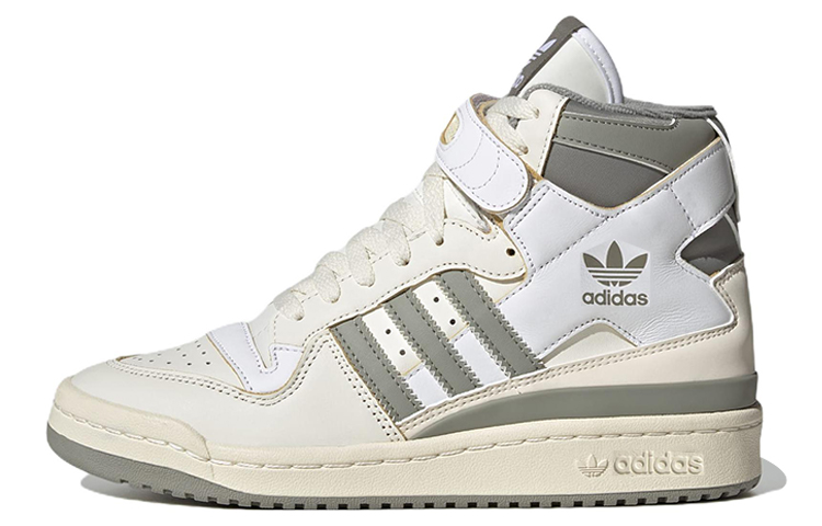 (Women) adidas Forum High 'Off White Silver Pebble' HQ4377