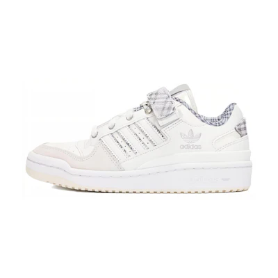 (W) adidas Forum Low 'Crystal White Plaid'