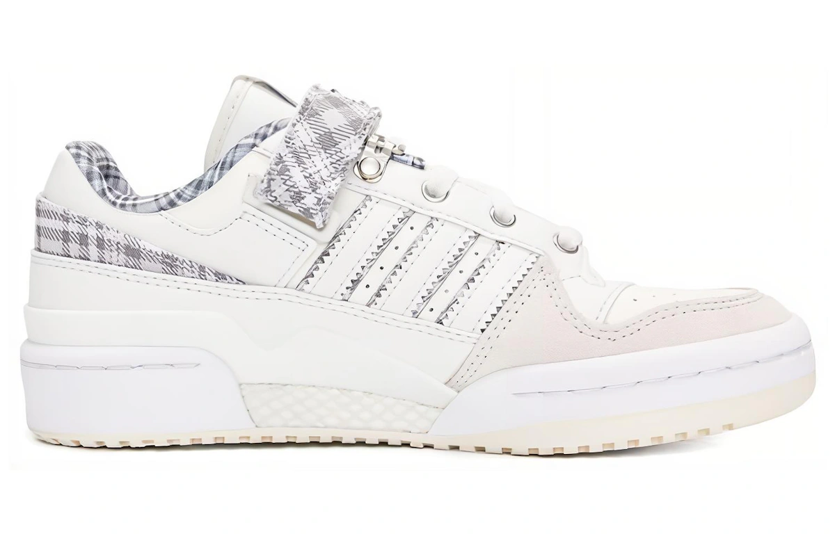 (Women) adidas Forum Low 'Crystal White Plaid' FZ5627