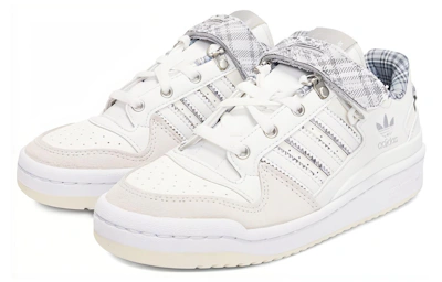 (Women) adidas Forum Low 'Crystal White Plaid' FZ5627