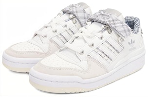 (女性)adidas Forum Low 'Crystal White Plaid' FZ5627 Lookbook (女性)adidas Forum Low 'Crystal White Plaid' FZ5627