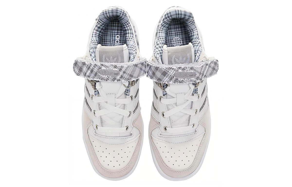(Women) adidas Forum Low 'Crystal White Plaid' FZ5627