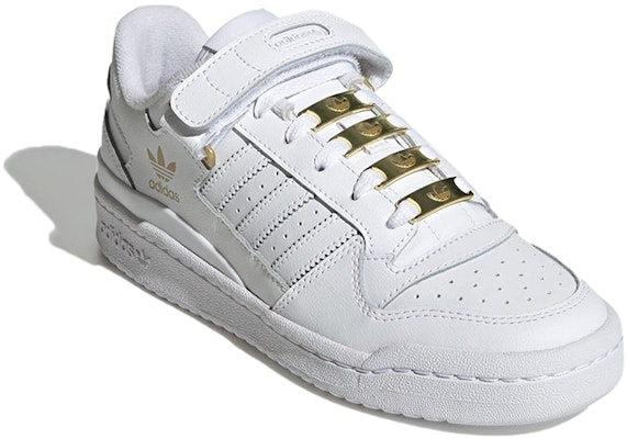 (Women) adidas Forum Low 'White Gold Metallic' GZ6379 Lookbook (Women) adidas Forum Low 'White Gold Metallic' GZ6379