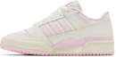 Shop adidas originals FORUM系列 舒適簡約 防滑減震 低幫 板鞋 女款 白粉