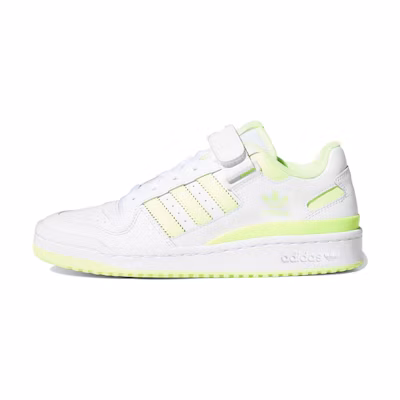 (W) adidas Forum Low White Hi-Res Yellow