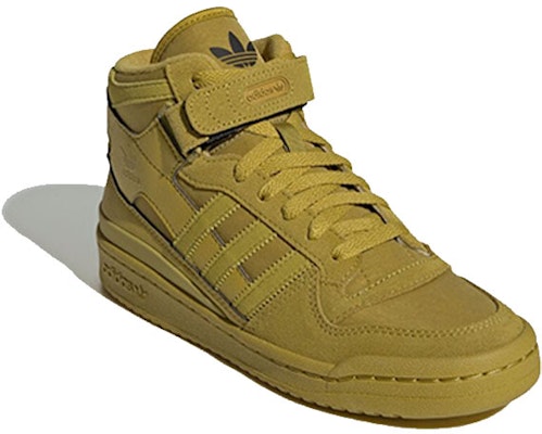 (W) adidas Forum Mid 'Pulse Olive' Hijau Zaitun GY9518 Lookbook (W) adidas Forum Mid 'Pulse Olive' Hijau Zaitun GY9518