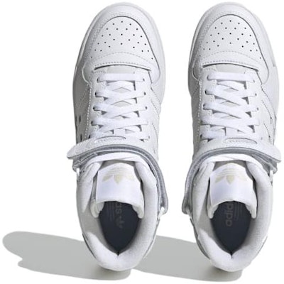 (Women) adidas Forum Mid 'Triple White' FZ6473 Shop (Women) adidas Forum Mid 'Triple White' FZ6473