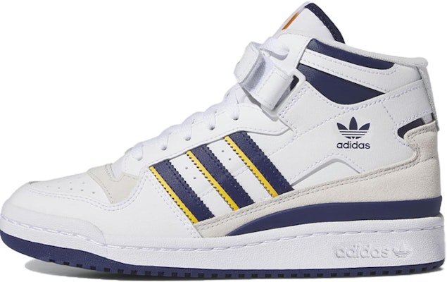(Women) adidas Forum Mid 'White Blue Yellow' IE7416 Buy (Women) adidas Forum Mid 'White Blue Yellow' IE7416