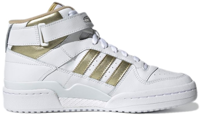 (Women) adidas Forum Mid 'White Matte Gold' GX5055 Order (Women) adidas Forum Mid 'White Matte Gold' GX5055