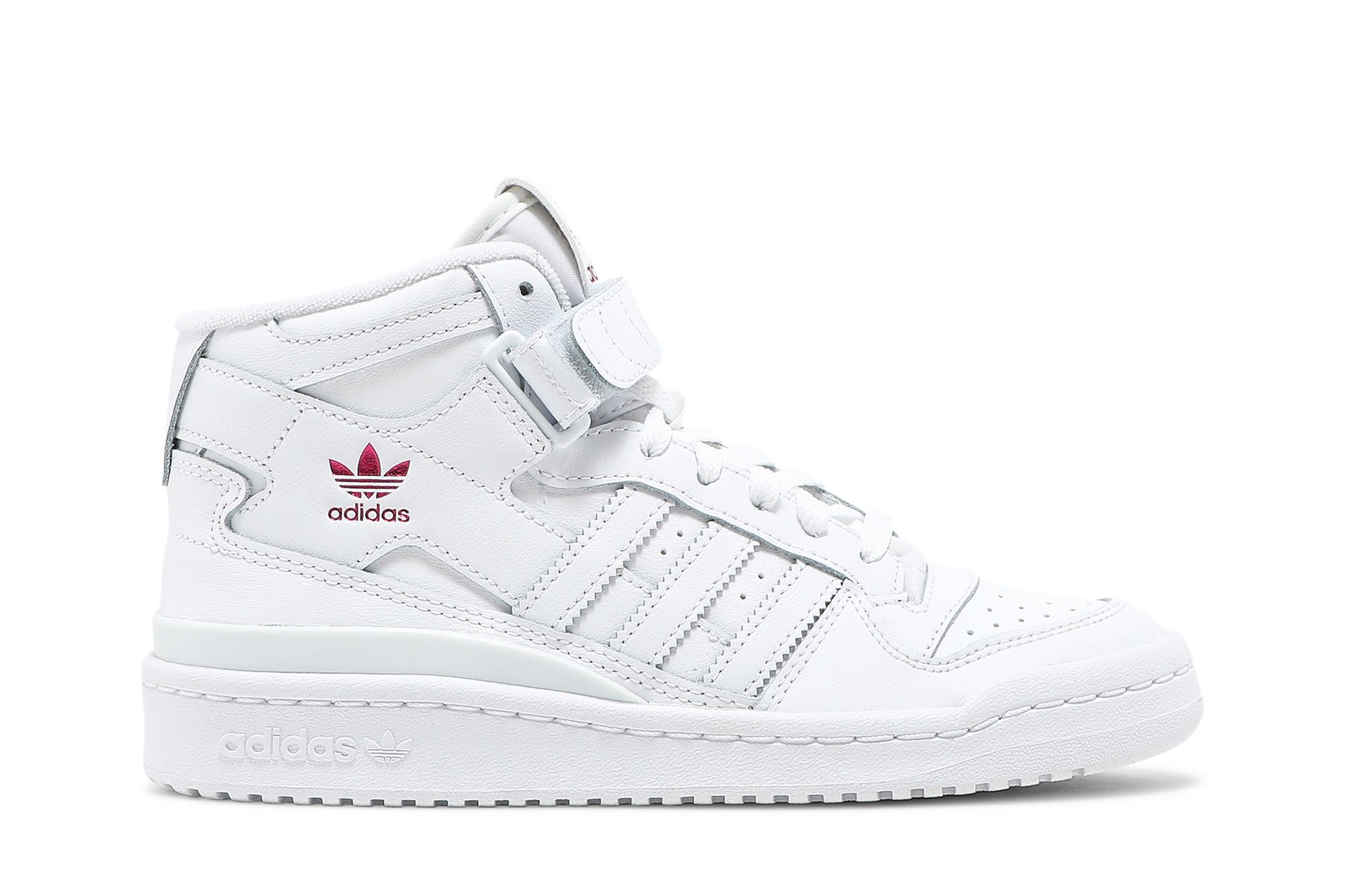 (Women) adidas Forum Mid 'White Shock Pink' G57984