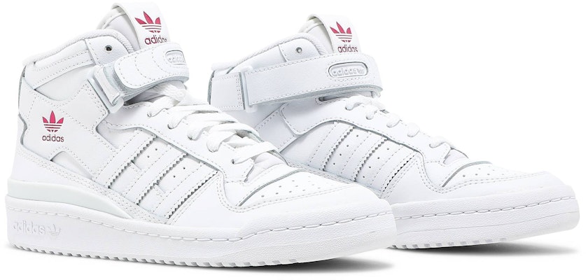 (Women) adidas Forum Mid 'White Shock Pink' G57984 Cheap (Women) adidas Forum Mid 'White Shock Pink' G57984