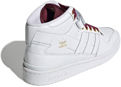 (W) adidas Forum Mid 'Putih Victory Crimson' GZ8601 Shop (W) adidas Forum Mid 'Putih Victory Crimson' GZ8601