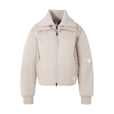 (Women) adidas FUSTL Brown Detachable Long Sleeve Insulated Casual Jacket JW8912