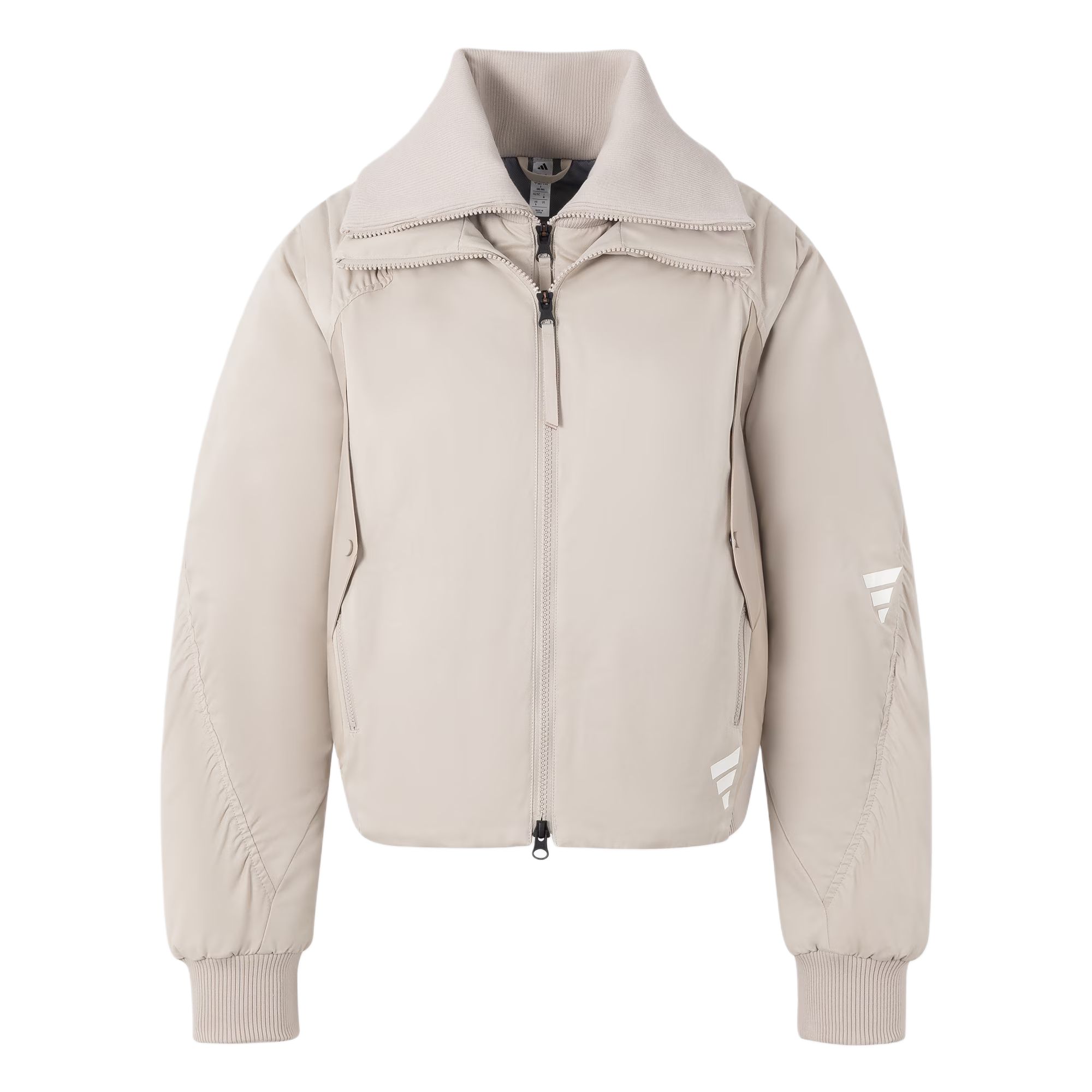 Order (W) adidas FUSTL 棕色可拆袖保暖休閒外套 JW8912