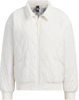 (Women) adidas Future Style Padded Jacket Casual Pink White Logo Coat IM8957 (Women) adidas Future Style Padded Jacket Casual Pink White Logo Coat IM8957