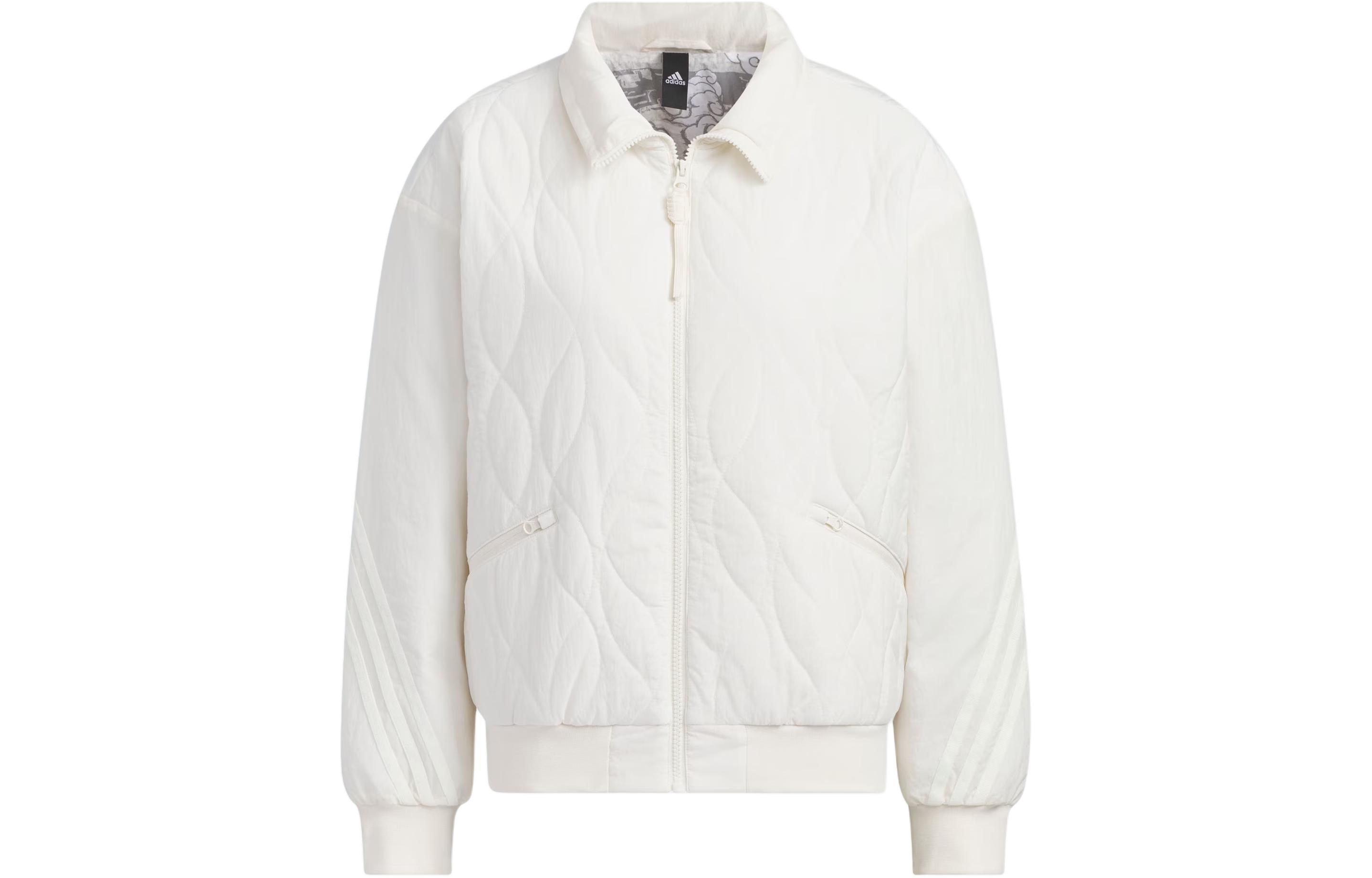 Order (Women) adidas Future Style Padded Jacket Casual Pink White Logo Coat IM8957