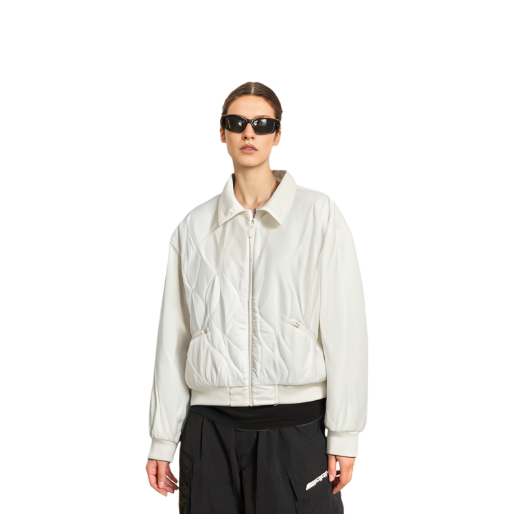 Details for (Women) adidas Future Style Padded Jacket Casual Pink White Logo Coat IM8957