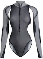 (Women) adidas FW23 Black White Sheer Design Athletic Jumpsuit IB1255 (Women) adidas FW23 Black White Sheer Design Athletic Jumpsuit IB1255