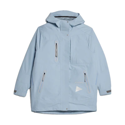 (Women) adidas FW23 Outdoor 3-in-1 Waterproof Windproof Down Jacket Light Blue IJ5892