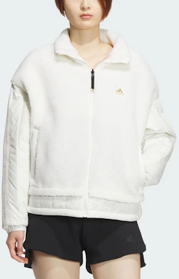 (Women) adidas FW23 CNY Dragon Embroidered Reversible Fleece Jacket White IX5957 Shop (Women) adidas FW23 CNY Dragon Embroidered Reversible Fleece Jacket White IX5957