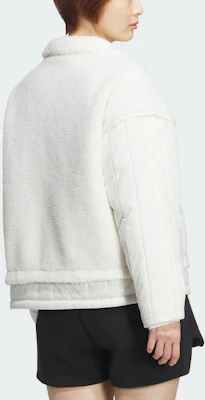 (Women) adidas FW23 CNY Dragon Embroidered Reversible Fleece Jacket White IX5957 Purchase (Women) adidas FW23 CNY Dragon Embroidered Reversible Fleece Jacket White IX5957