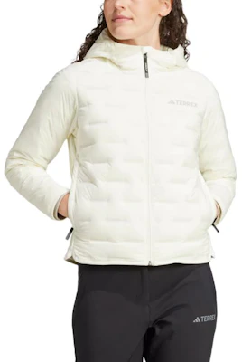 (W) adidas FW24 象牙色防水鵝絨連帽外套 戶外款 IY0063 Lookbook (W) adidas FW24 象牙色防水鵝絨連帽外套 戶外款 IY0063
