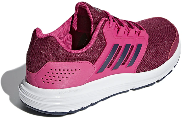 adidas Galaxy 4 舒適防滑慢跑鞋 女款 玫瑰紅色 Shop adidas Galaxy 4 舒適防滑慢跑鞋 女款 玫瑰紅色