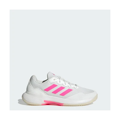 (W) Adidas Game Court 2.0 Sneakers Core White/Lucid Pink/Core Black