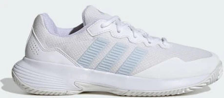 (Women) adidas Game Court 2 Cloud White/Crystal Sky/Chalk White KI0787 (Women) adidas Game Court 2 Cloud White/Crystal Sky/Chalk White KI0787