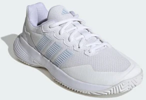 Sizing (W) adidas Game Court 2 白色/水晶藍/粉白 網球鞋 KI0787
