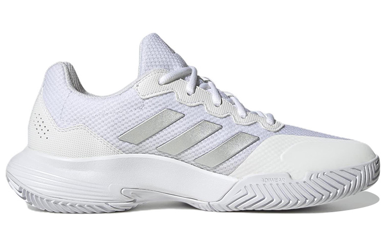 Lookbook （女款）adidas GameCourt 2.0 "白銀金屬色" HQ8476