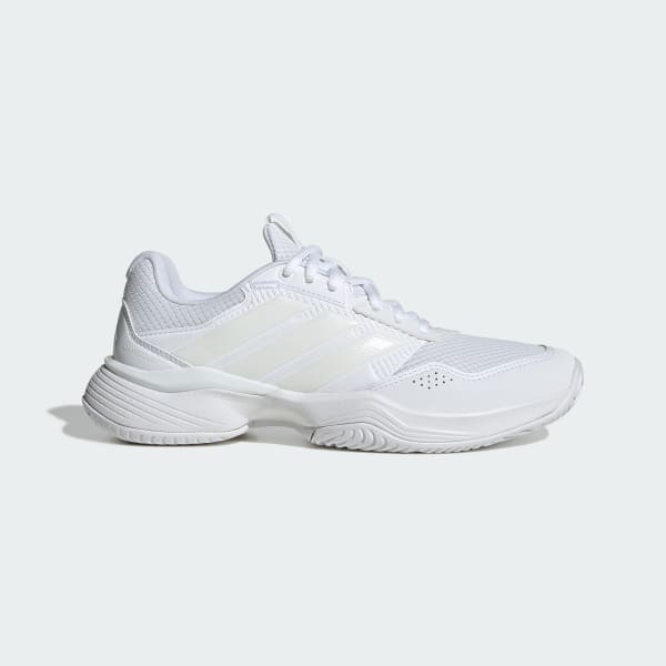 (Women) Adidas Gamecourt 3 All-Court Tennis Shoes Cloud White/Zero Metalic/Cloud White KI3600