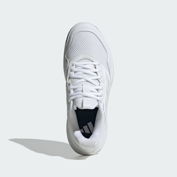 Order (W) Adidas Gamecourt 3 Kasut Tenis All-Court Cloud White/Zero Metalik/Cloud White KI3600
