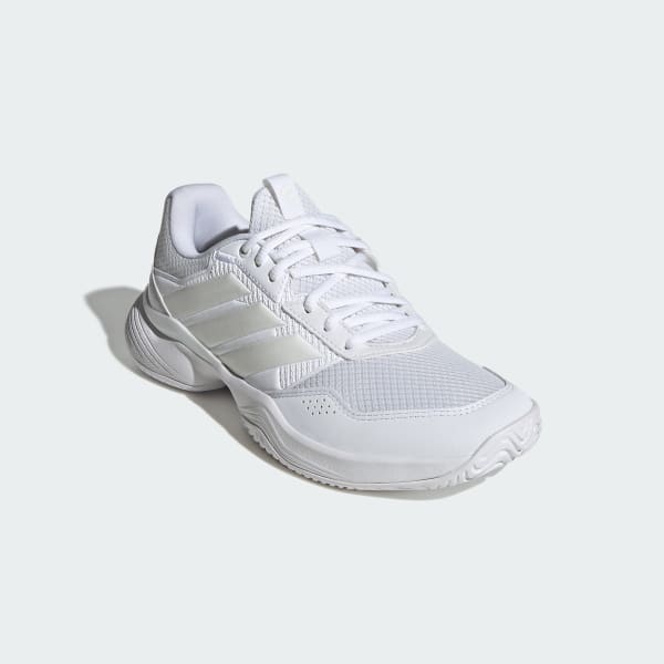 Shop (W) Adidas Gamecourt 3 Kasut Tenis All-Court Cloud White/Zero Metalik/Cloud White KI3600